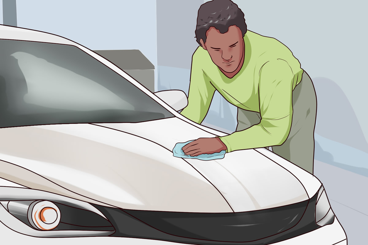 Acabado final pulido coche