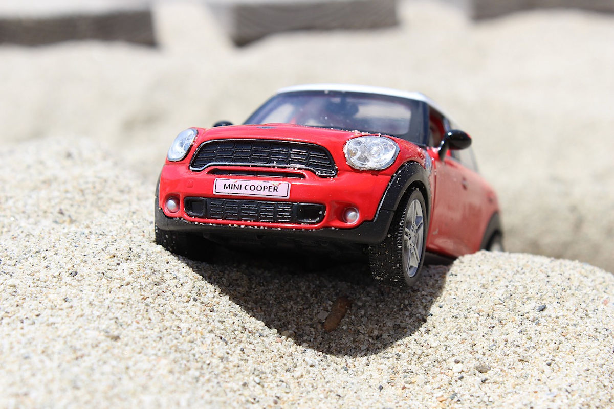 Coche en miniatura