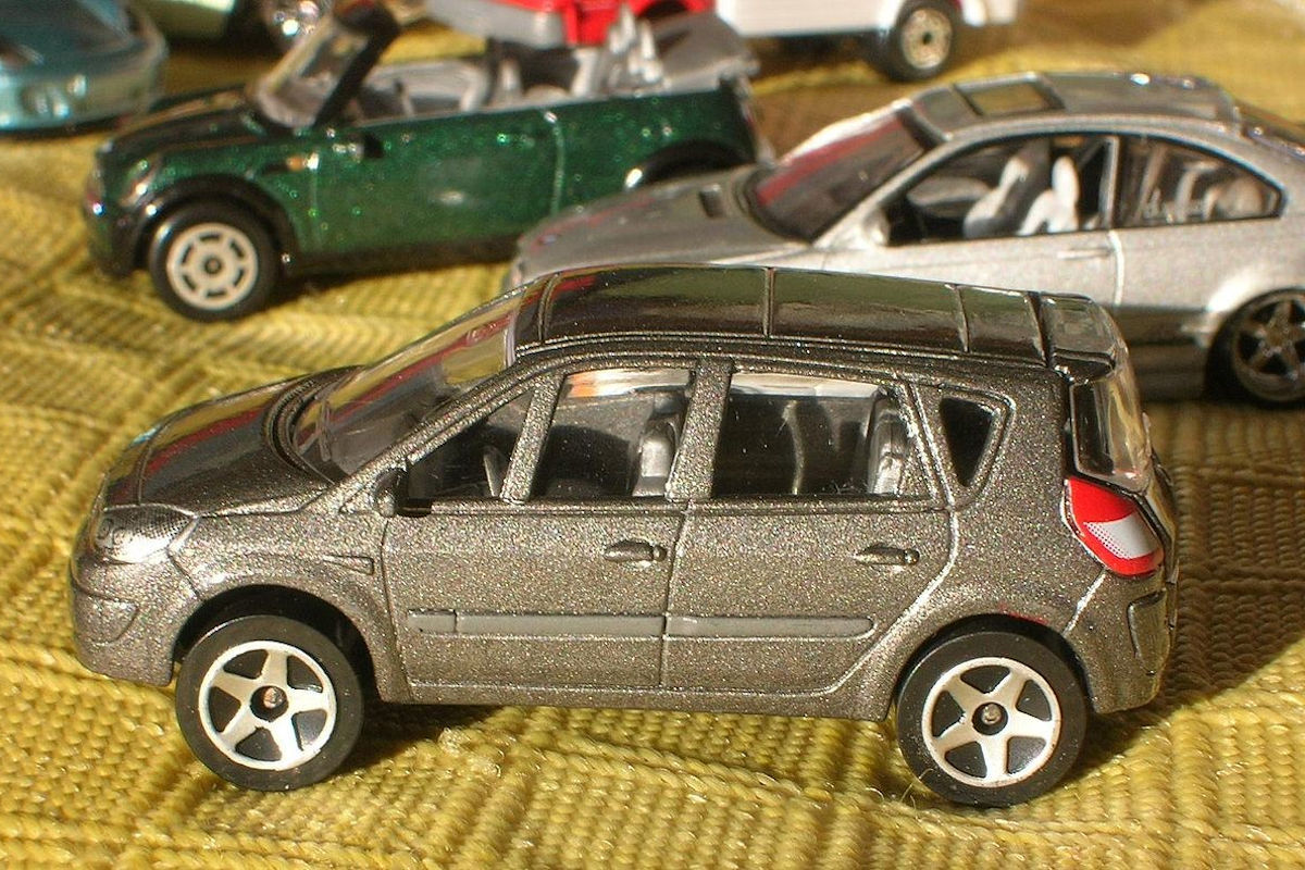 Coches en miniatura de metal