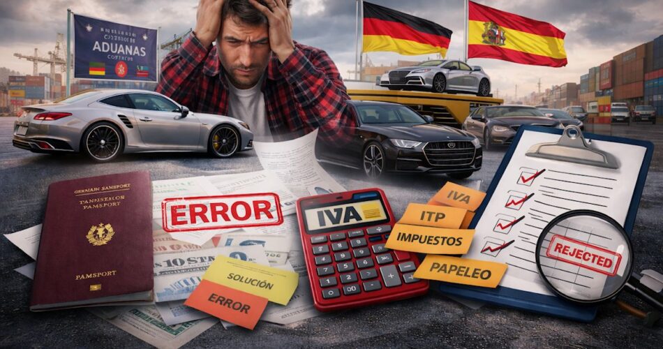 Problemas al importar coches de Alemania a España siendo particular: errores y soluciones